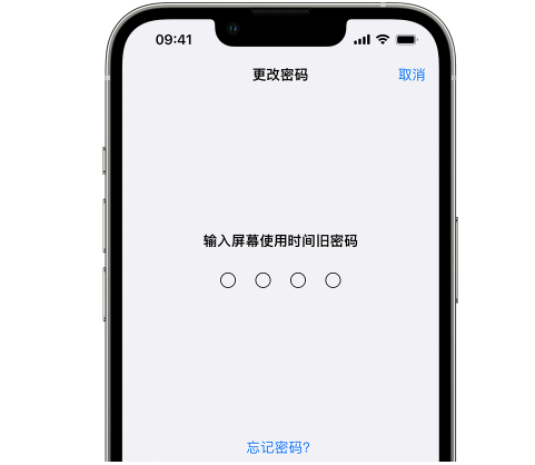 沙市iPhone屏幕维修分享iPhone屏幕使用时间密码忘记了怎么办 