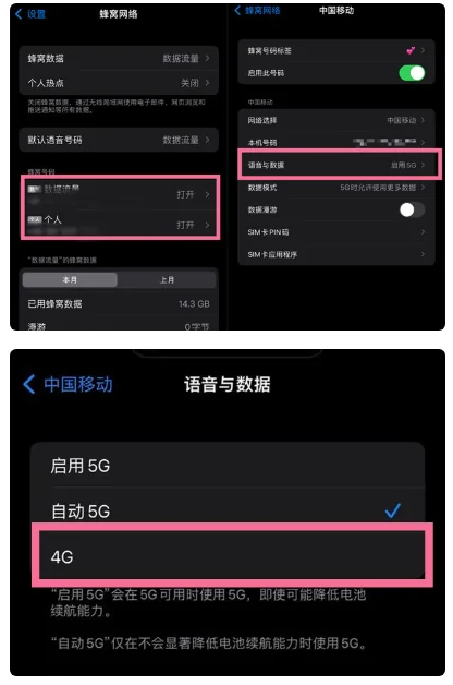 沙市苹果手机维修分享iPhone14如何切换4G/5G? iPhone14 5G网络切换方法 