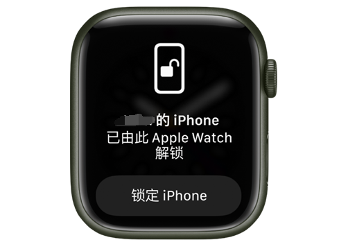 沙市苹果手机维修分享用 AppleWatch 解锁配备面容 ID 的 iPhone方法 